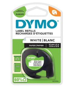 DYMO LetraTag Schriftband Papier Weiß