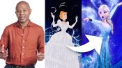 Disney Animation Designer Breaks Down Cinderella's Dress Transformation 