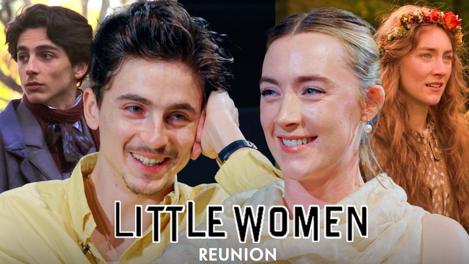 Timothée Chalamet & Saoirse Ronan Reunite After 'Lady Bird' and 'Little Women'