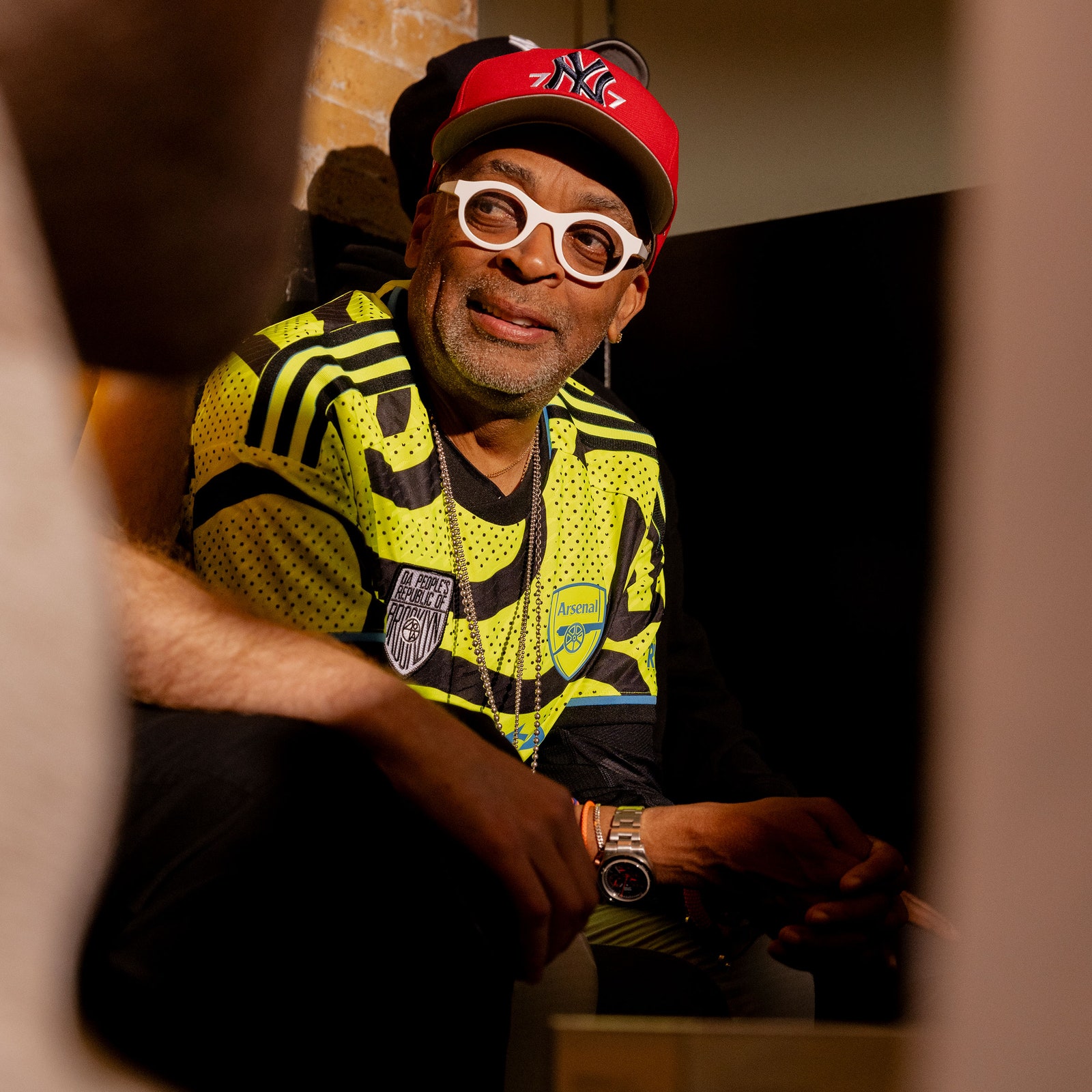 Taking Shots With Spike Lee and His Arsenal Fan Club: “It’s Always Electric When He Shows Up”