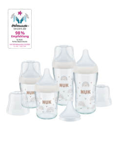 NUK Perfect Match Multipack 4er Glasflaschen-Set