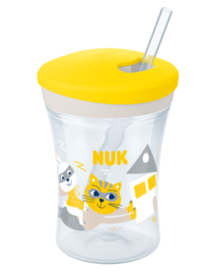NUK Action Cup 230ml mit Trinkhalm