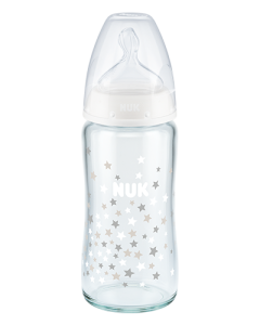 NUK First Choice Plus Glas-Babyflasche mit Temperature Control