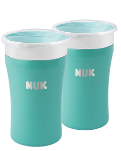 NUK Magic Cup Edelstahl 230ml 2er Set